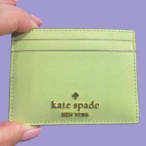 KATE SPADE NWT LIME GREEN CARDHOLDER